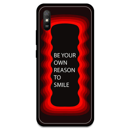 'Be Your Own Reason To Smile'  - Red Armor Case For Redmi Models Redmi Note 9A