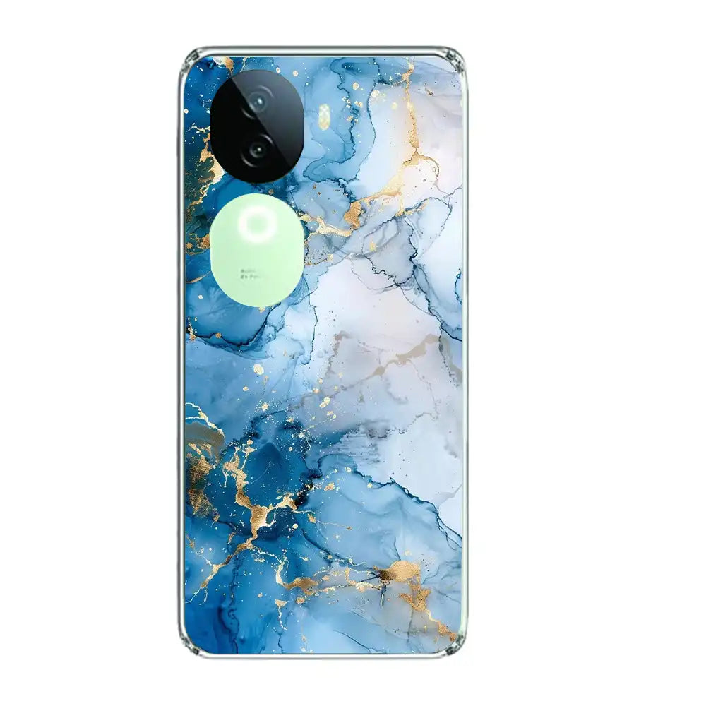 Blue Marble - Printed Silicone Case For IQOO Infographic