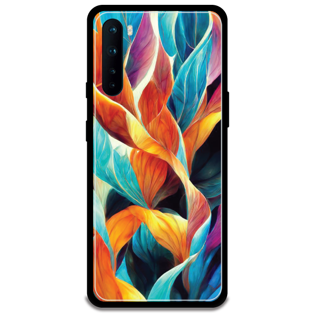 Leaves Abstract Art - Armor Case For OnePlus Models One Plus Nord