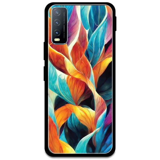 Leaves Abstract Art - Armor Case For Vivo Models