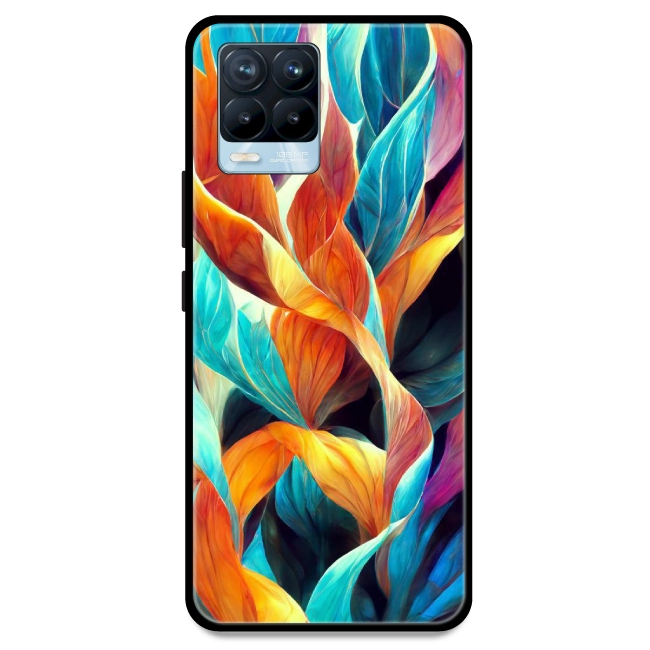 Leaves Abstract Art - Armor Case For Realme Models Realme 8 Pro