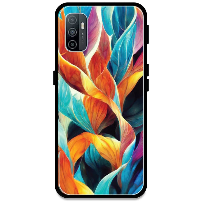 Leaves Abstract Art - Armor Case For Oppo Models Oppo A33