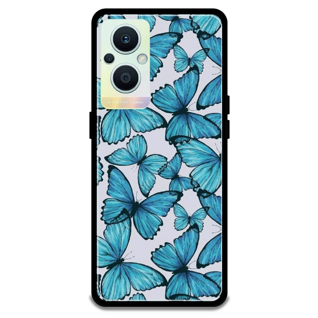 Butterflies - Armor Case For Oppo Models Oppo F21 Pro 5G