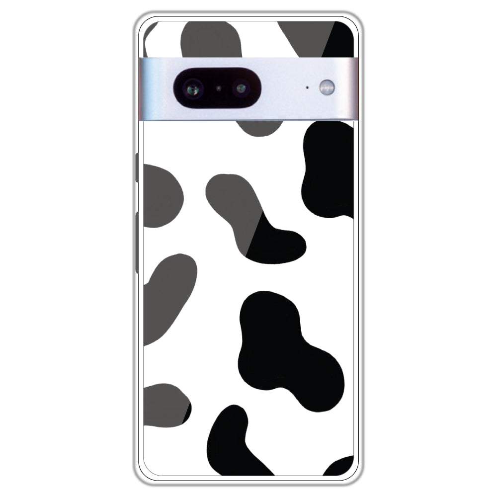 Cow Print - Clear Printed Case For Google Models