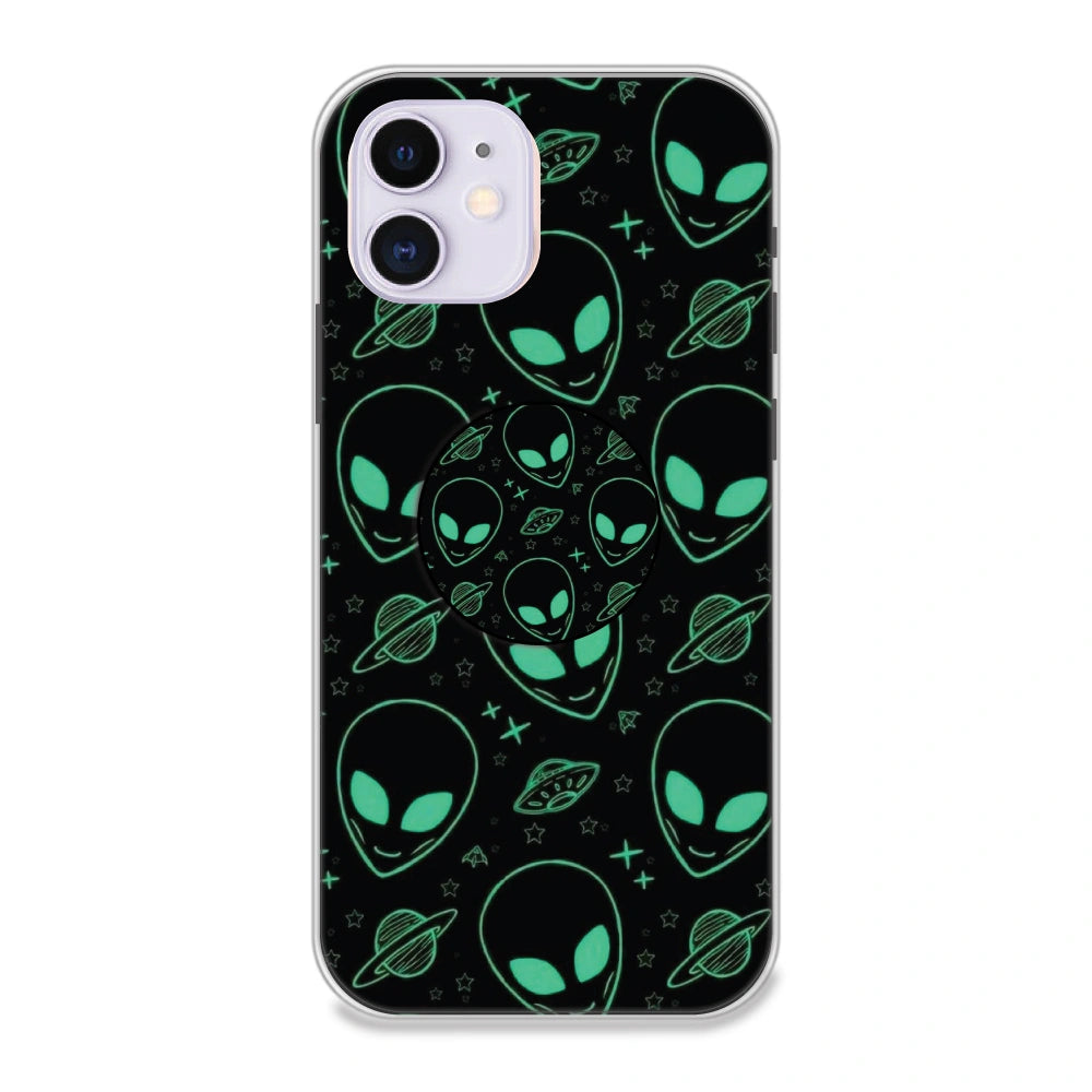 Aliens - Silicone Grip Case For Apple iPhone Models iPhone 11