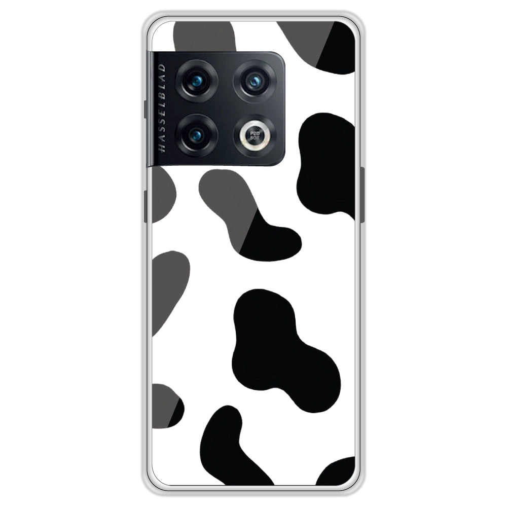 Cow Print - Clear Printed Case For OnePlus Models