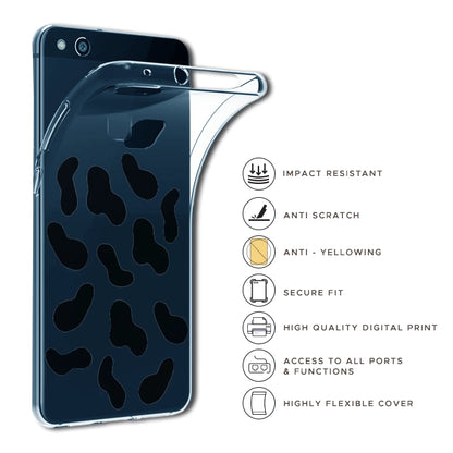 Cow Print - Clear Printed Case For Realme Models Infographics