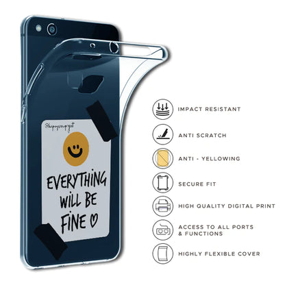 Everything Will Be Fine - Clear Printed Case For Samsung Models infographic