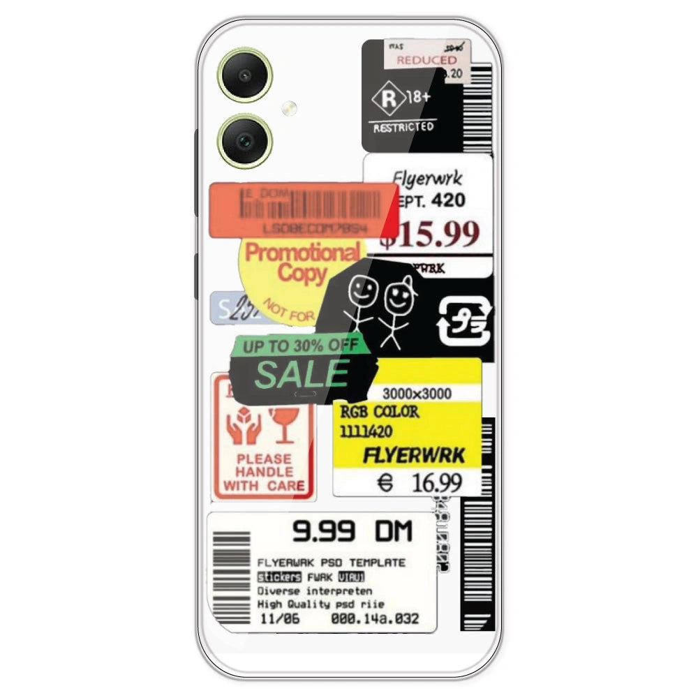 Sales - Clear Printed Silicone Case For Samsung Galaxy A05