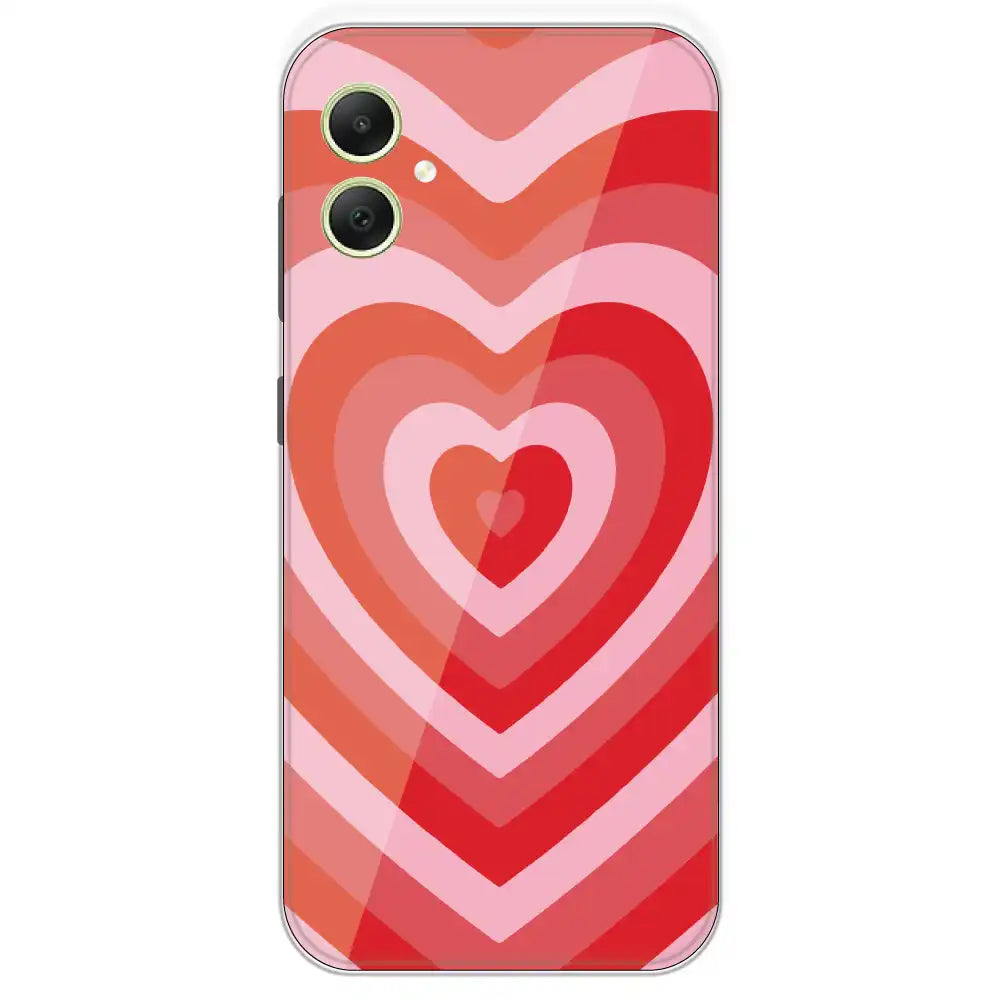 Red Hearts - Printed Silicone Case For Samsung Galaxy A05