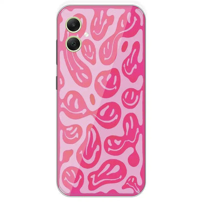 Pink Smilies - Printed Silicone Case For Samsung Galaxy A05