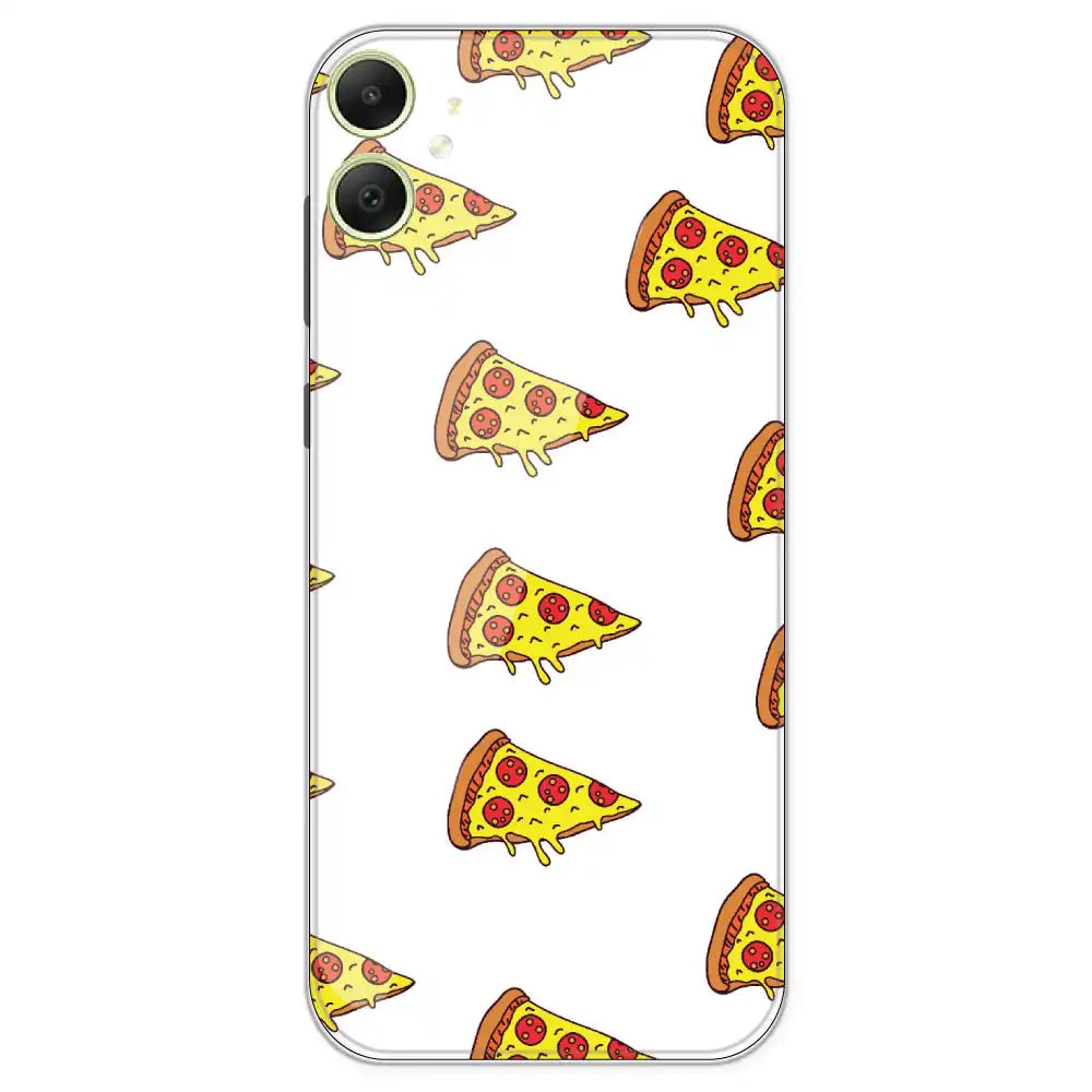 Pizza - Clear Printed Silicone Case For Samsung Galaxy A05