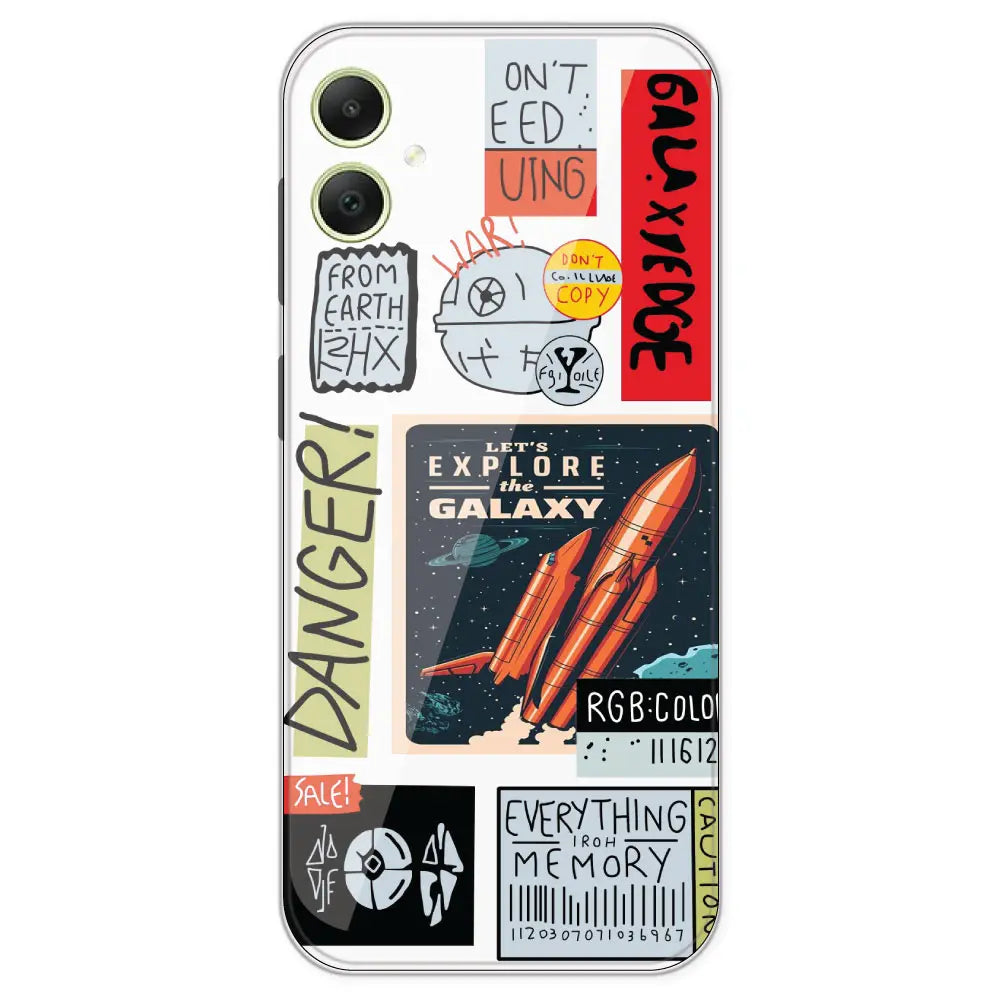 Galaxy - Clear Printed Silicone Case For Samsung Galaxy A05