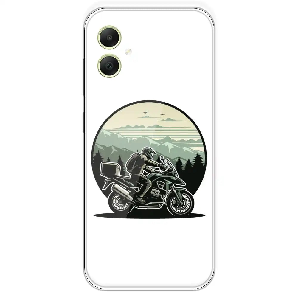 Biker - Printed Silicone Case For Samsung Galaxy A05
