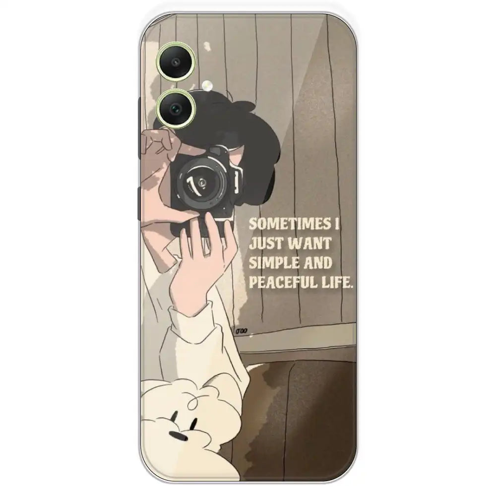 Photographer - Printed Silicone Case For Samsung Galaxy A05
