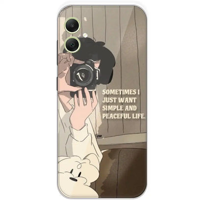 Photographer - Printed Silicone Case For Samsung Galaxy A05