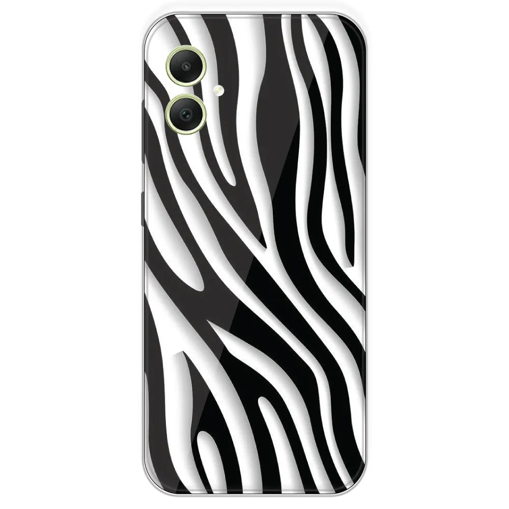 Zebra Print - Printed Silicone Case For Samsung Galaxy A05