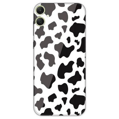 Cow Print - Clear Printed Silicone Case For Samsung Galaxy A05