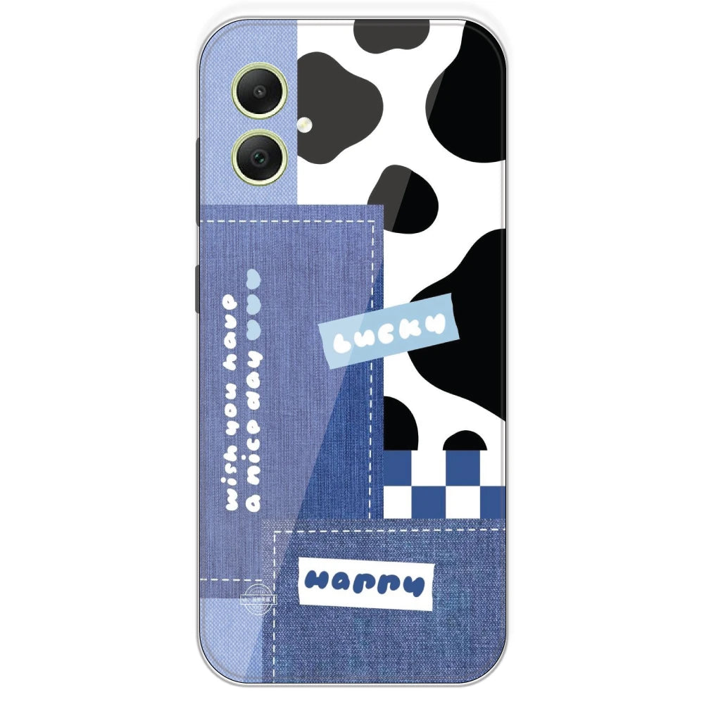 Cow Print Collage - Printed Silicone Case For Samsung Galaxy A05