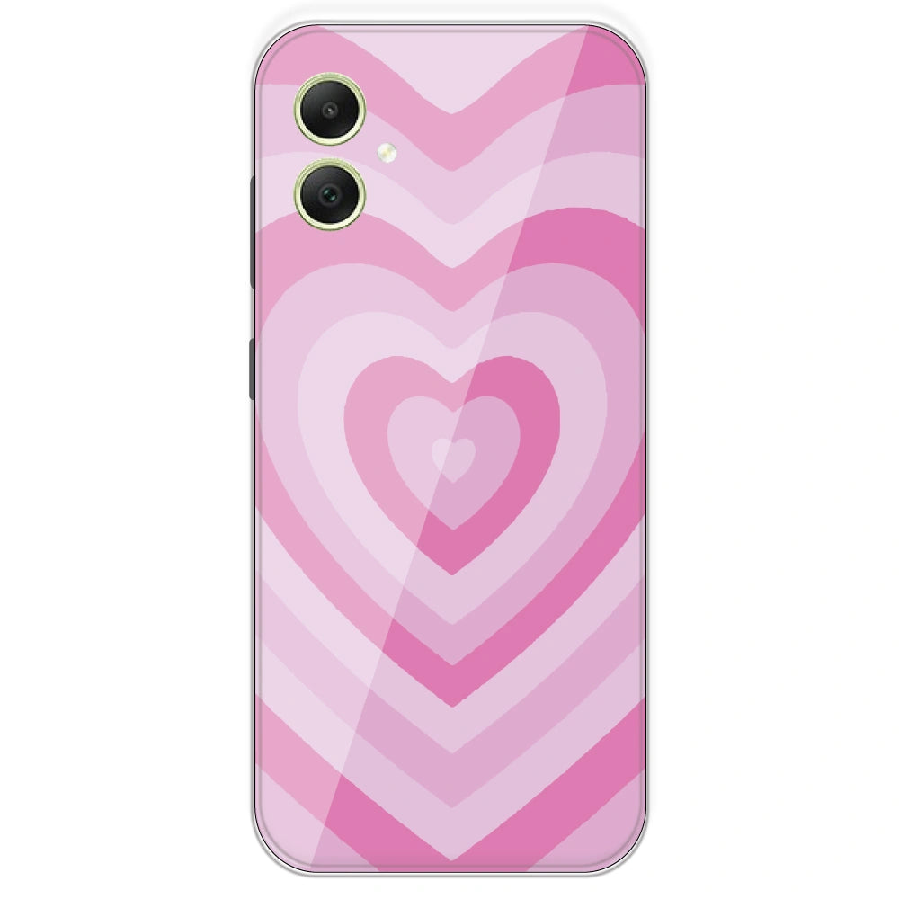 Pink Hearts - Printed Silicone Case For Samsung Galaxy A05
