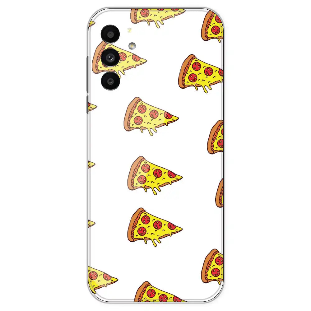 Pizza - Clear Printed Silicone Case For Samsung Galaxy A13