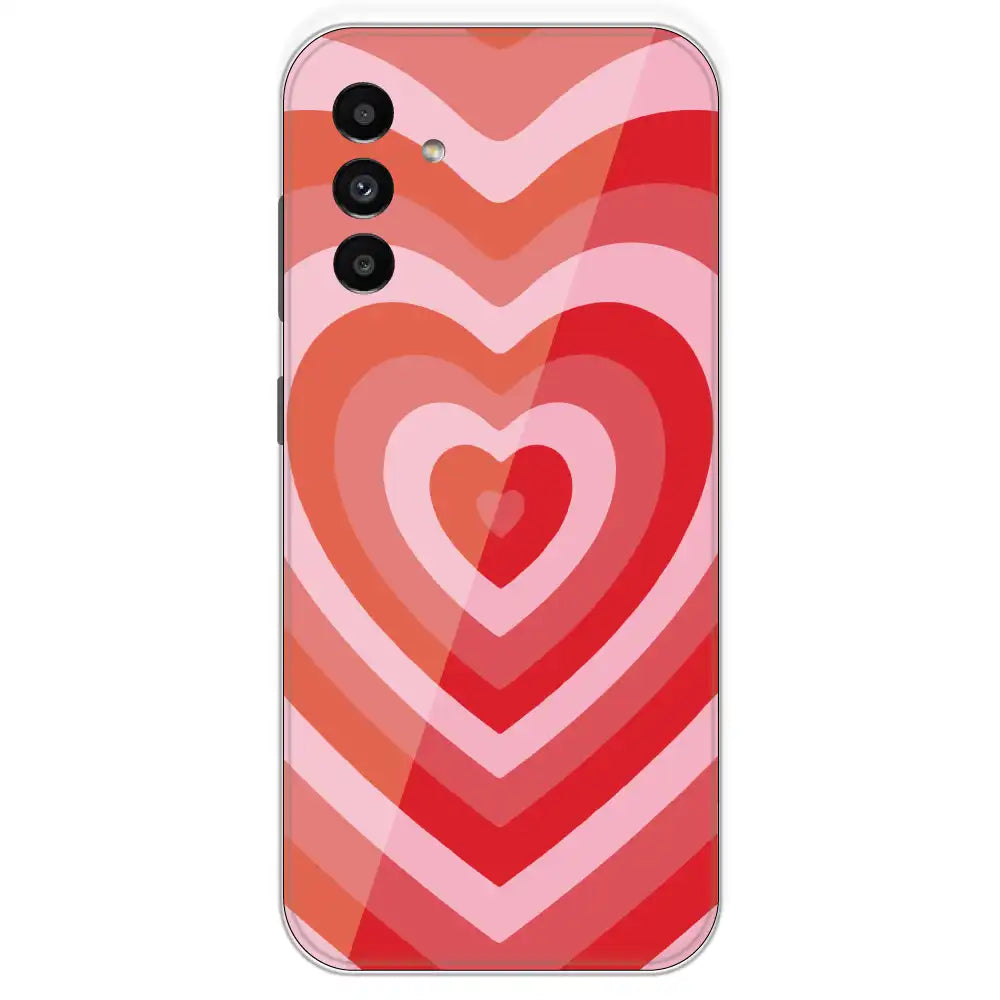 Red Hearts - Printed Silicone Case For Samsung Galaxy A13