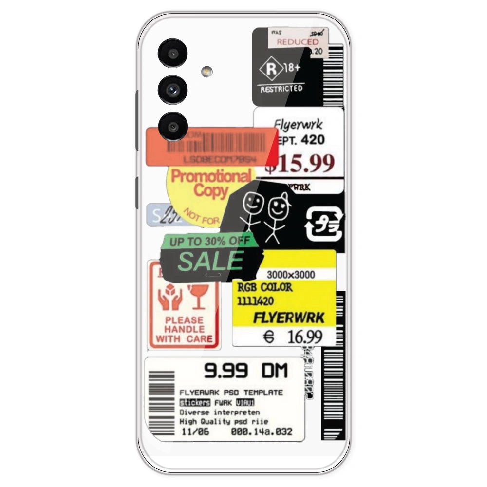 Sales - Clear Printed Silicone Case For Samsung Galaxy A13