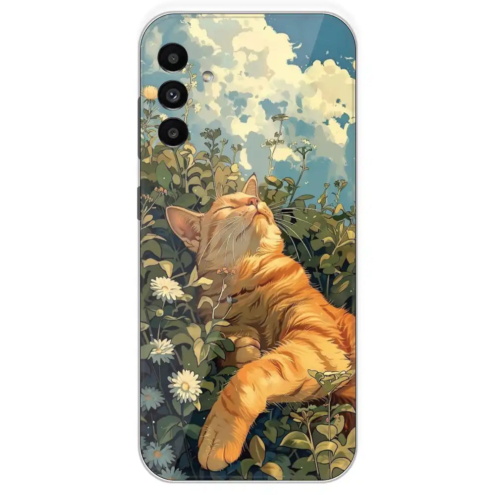 Garfield Sleeping - Printed Silicone Case For Samsung Galaxy A13