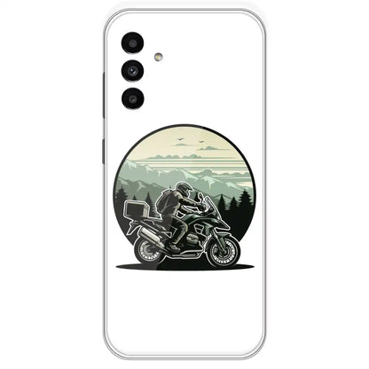 Biker - Printed Silicone Case For Samsung Galaxy A13