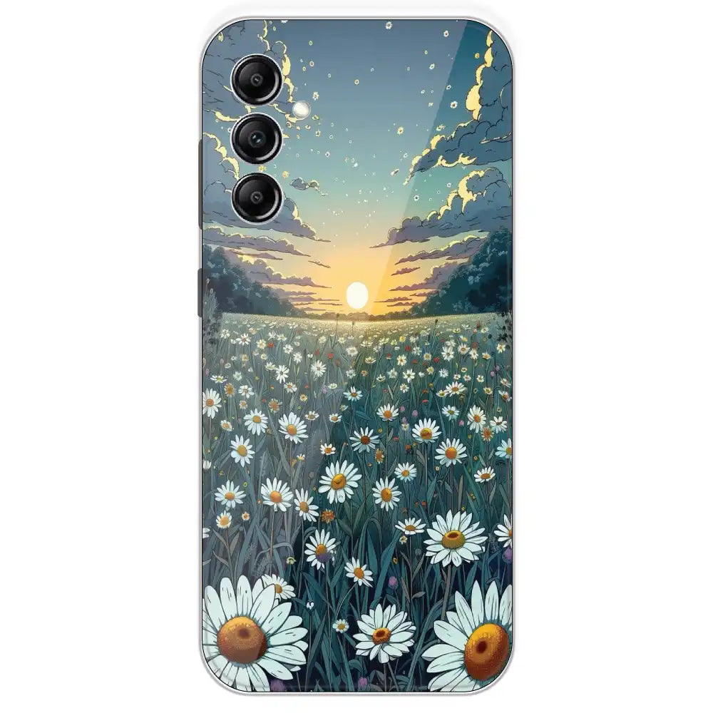 Daisy Sunset - Printed Silicone Case For Samsung Galaxy A14