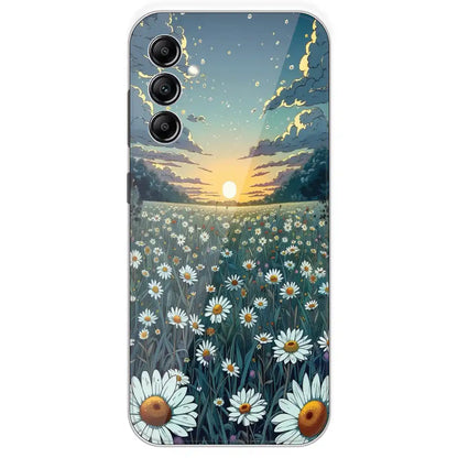 Daisy Sunset - Printed Silicone Case For Samsung Galaxy A14