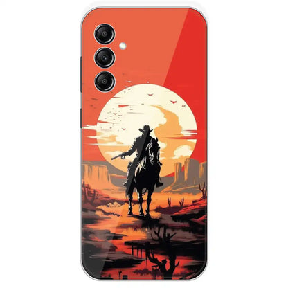 Cowboy - Printed Silicone Case For Samsung Galaxy A14