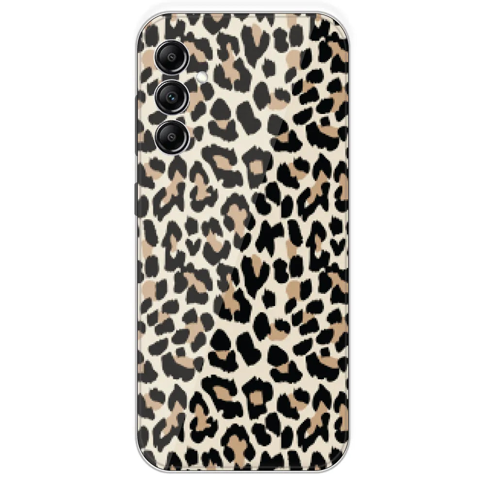 Leopard Print - Printed Silicone Case For Samsung Galaxy A14