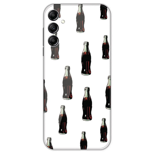 Soft Drink - Clear Printed Silicone Case For Samsung Galaxy A14