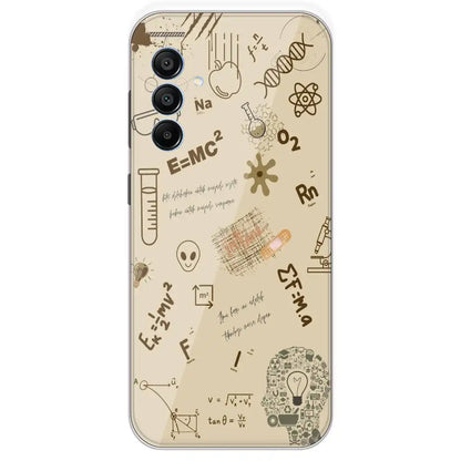 Physics Collage - Printed Silicone Case For Samsung Galaxy A15