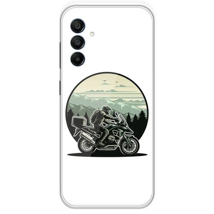 Biker - Printed Silicone Case For Samsung Galaxy A15