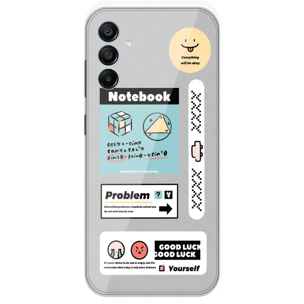 Exam Collage - Printed Silicone Case For Samsung Galaxy A15