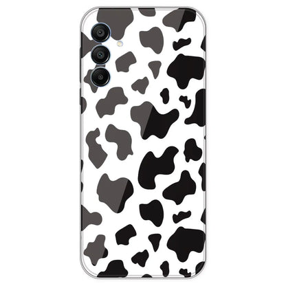 Cow Print - Clear Printed Silicone Case For Samsung Galaxy A15