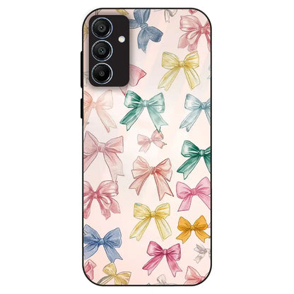 Pastel Bow Pattern - Glass Case For Samsung Galaxy A15