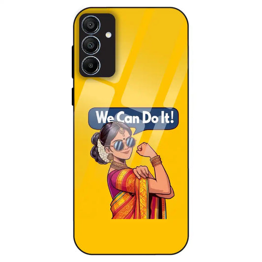 Empowered Woman Art - Glass Case For Samsung Galaxy A15