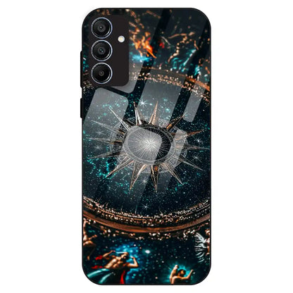 Celestial Star Compass - Glass Case For Samsung Galaxy A15