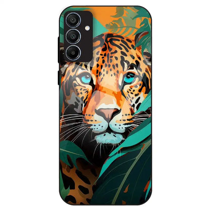 Leopard Jungle Art - Glass Case For Samsung Galaxy A15