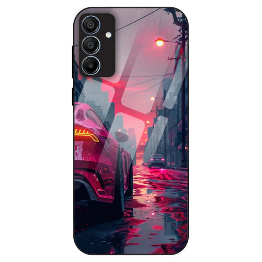Neon Street Racer - Glass Case For Samsung Galaxy A15