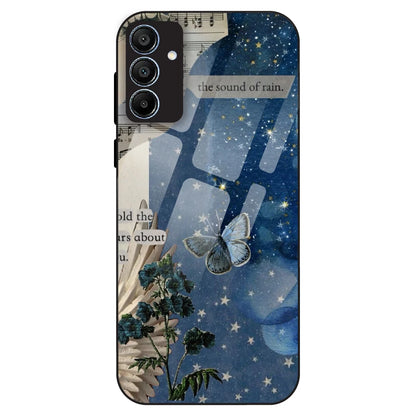 Midnight Butterfly Aesthetic - Glass Case For Samsung Galaxy A15