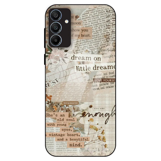 Vintage Quote - Glass Case For Samsung Galaxy A15