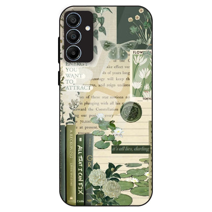 Botanical Vintage Collage - Glass Case For Samsung Galaxy A15