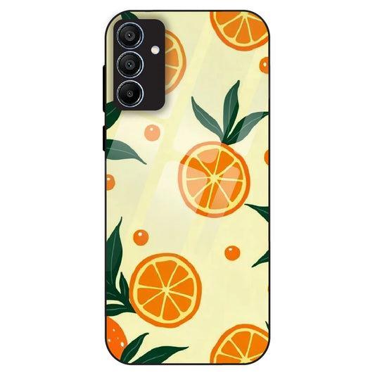 Citrus Orange Fresh - Glass Case For Samsung Galaxy A15