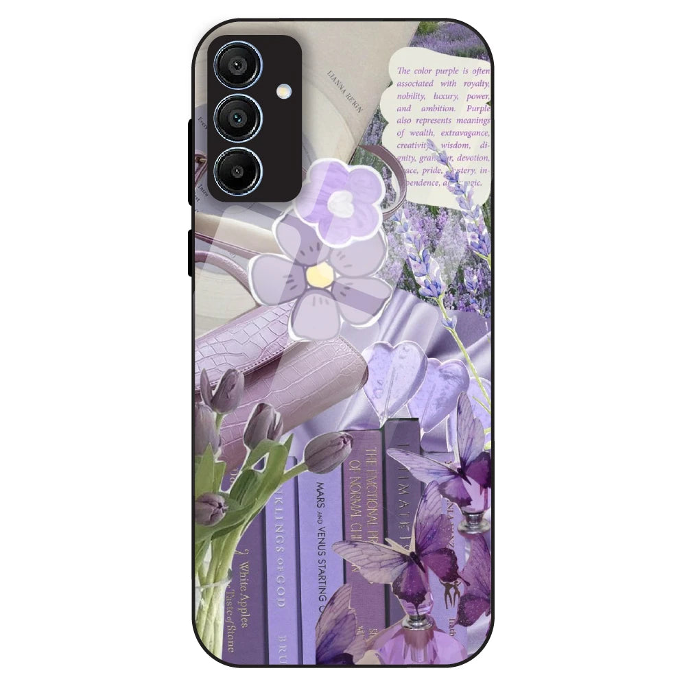Purple Aesthetic - Glass Case For Samsung Galaxy A15