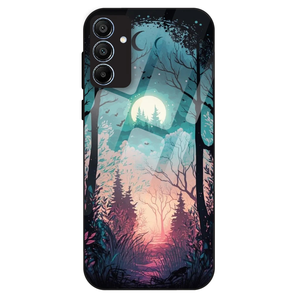 Moonlit Forest - Glass Case For Samsung Galaxy A15