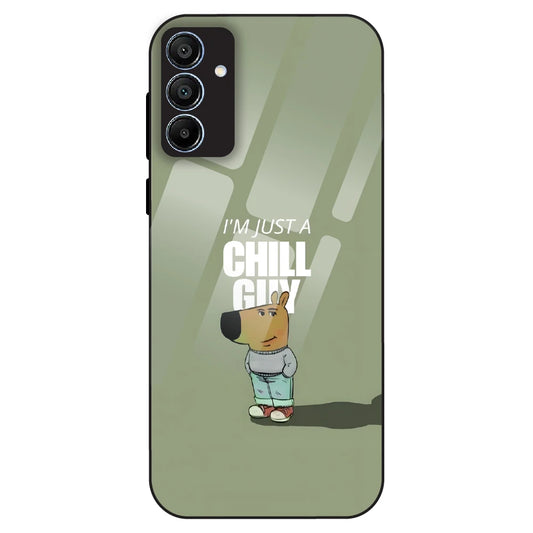 Chill Guy Minimal - Glass Case For Samsung Galaxy A15